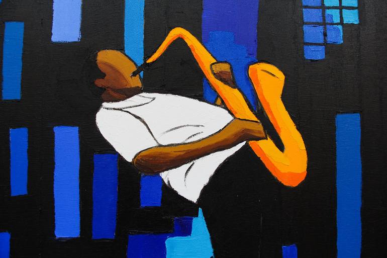 Original Music Painting by Olivier Boissinot