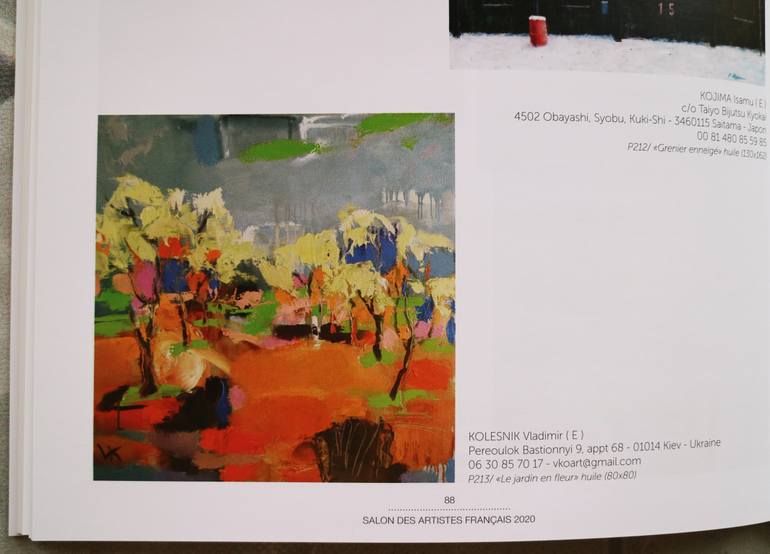 Original Impressionism Landscape Painting by Volodymyr Kolesnyk