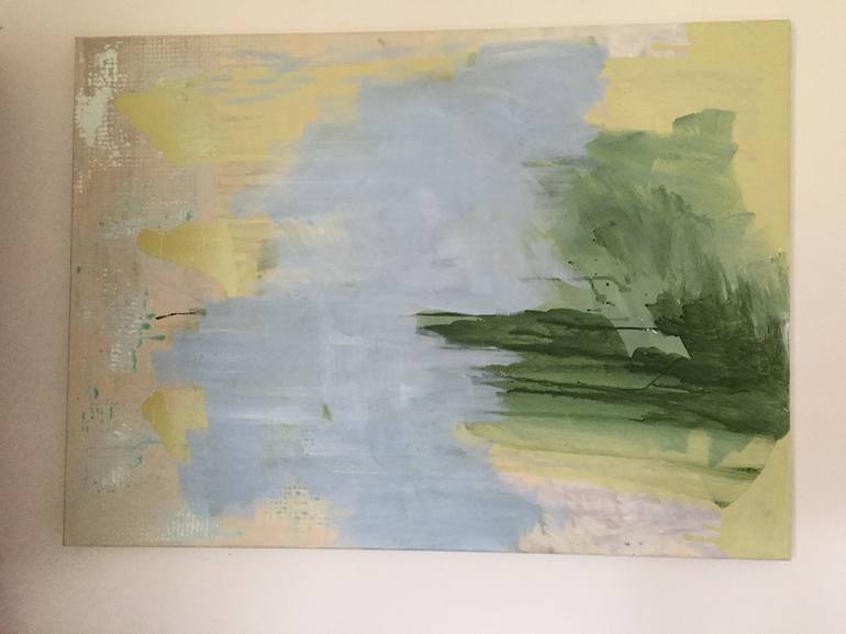 Original Abstract Expressionism Abstract Painting by Lisbeth Parisius