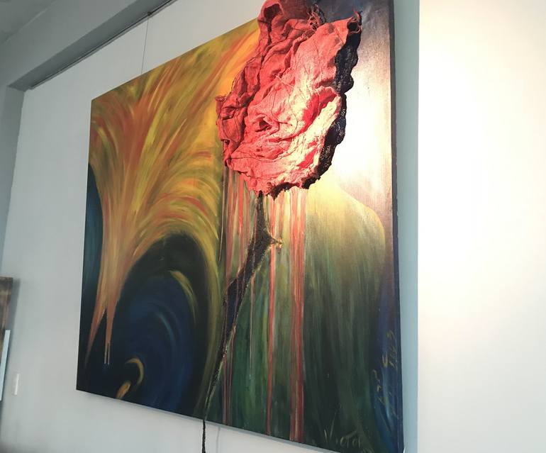Original Abstract Painting by Victor Shteinberg