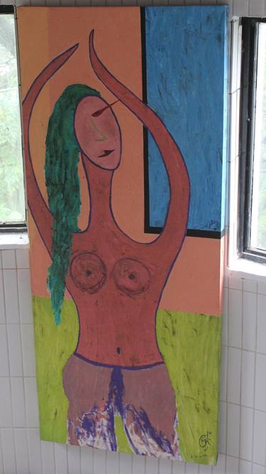 Original Expressionism Women Paintings by Victor Shteinberg