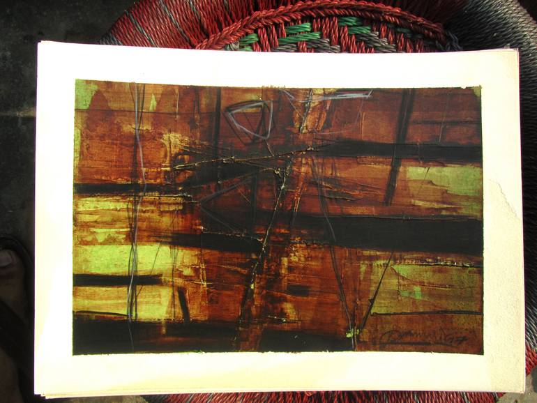 Original Abstract Expressionism Abstract Painting by Art Dimension
