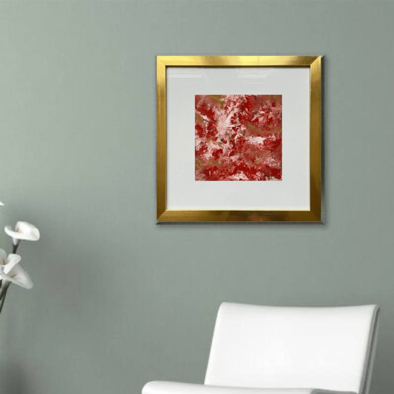 Original Abstract Floral Painting by Karina Mosser