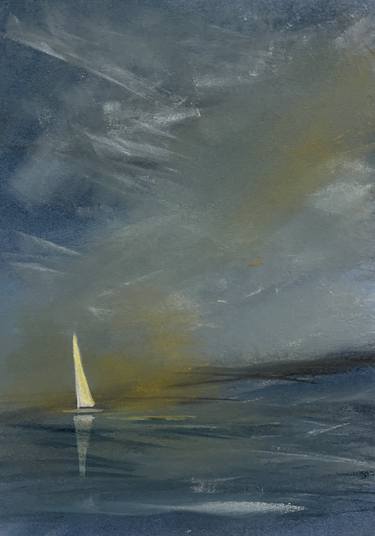 Print of Folk Seascape Paintings by Karina Mosser