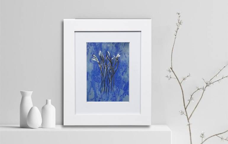 Original Contemporary Floral Painting by Karina Mosser