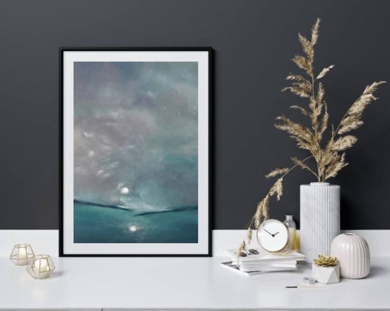 Original Impressionism Seascape Painting by Karina Mosser