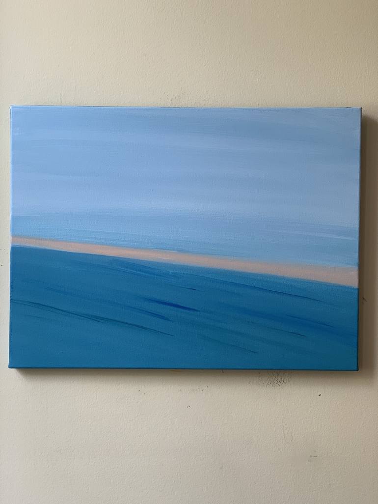 Original Abstract Seascape Painting by Karina Mosser
