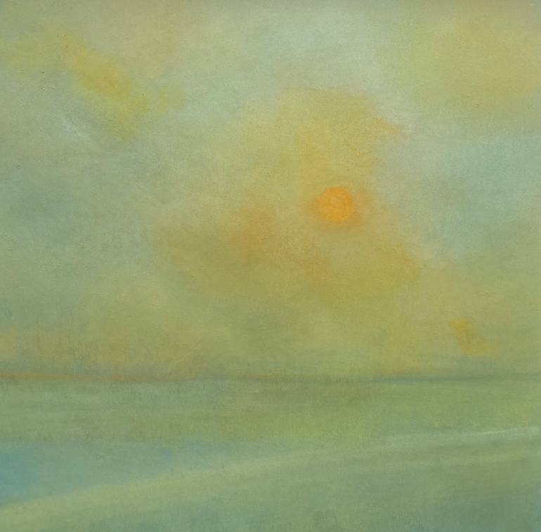 Hazy Horizon Painting by Karina Mosser Saatchi Art