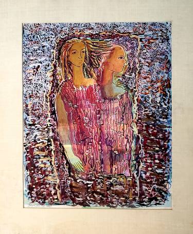 Print of Figurative Women Paintings by Sunila Chopra