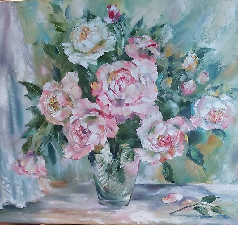 Print of Impressionism Floral Paintings by Mila Mirosh