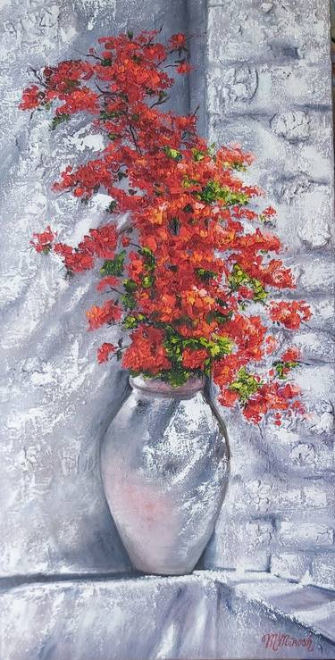 Original Impressionism Floral Paintings by Mila Mirosh