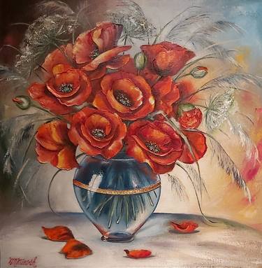 Original Floral Paintings by Mila Mirosh