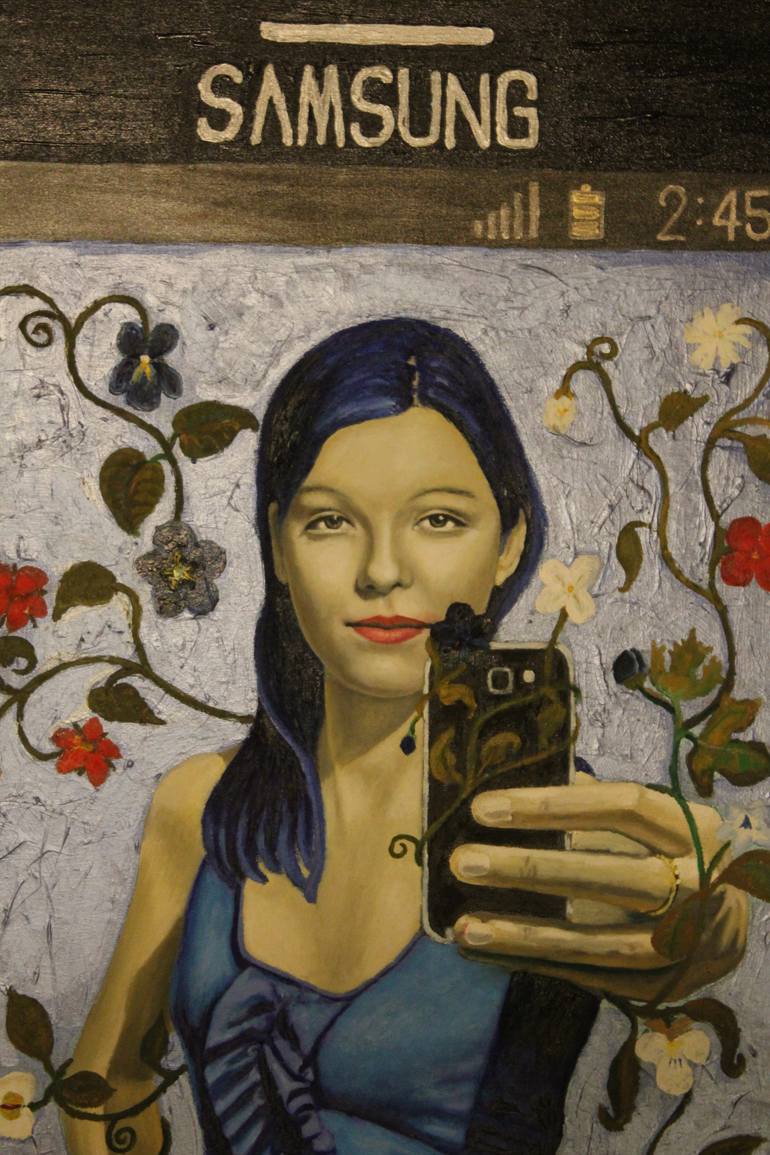 Original Figurative People Painting by Sylwester Chrapowicz