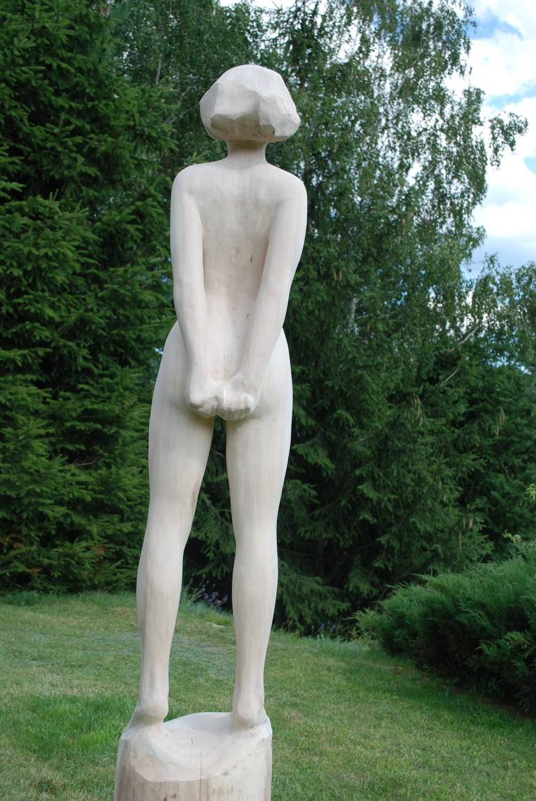 Original Figurative Body Sculpture by Ryszard Ignacy Piotrowski