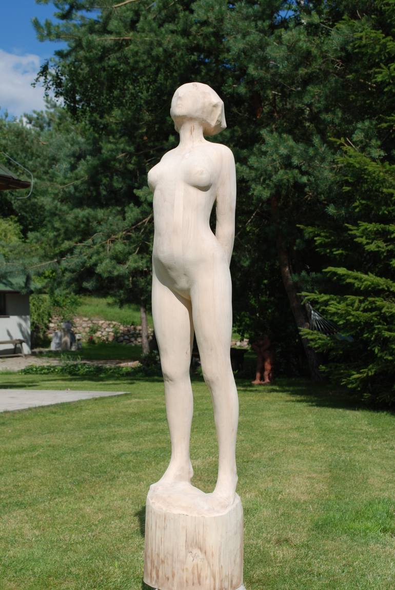 Original Figurative Body Sculpture by Ryszard Ignacy Piotrowski