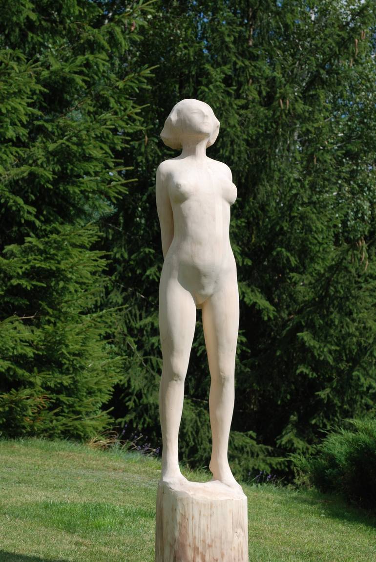 Original Figurative Body Sculpture by Ryszard Ignacy Piotrowski