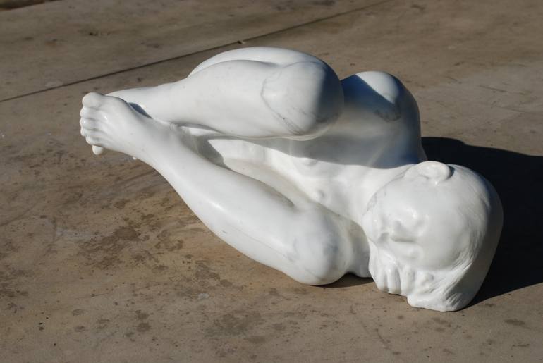 Original Figurative Body Sculpture by Ryszard Ignacy Piotrowski