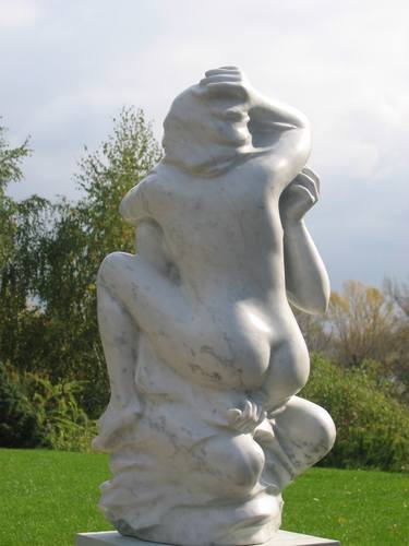Original Figurative Erotic Sculpture by Ryszard Ignacy Piotrowski