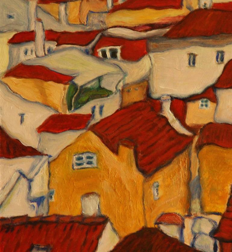 Original Impressionism Cities Painting by Marina Tregubova