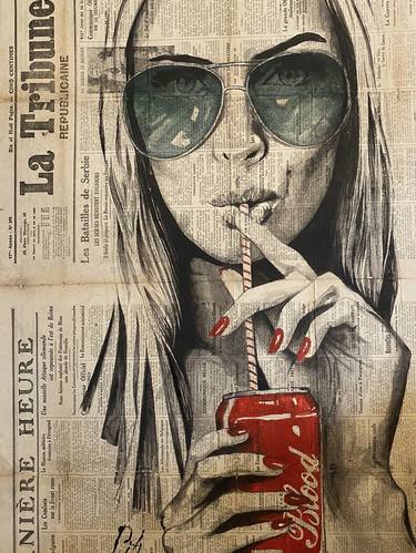 Original Pop Art Food & Drink Paintings by alex ria