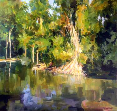 Original Impressionism Landscape Paintings by Ted Blackall