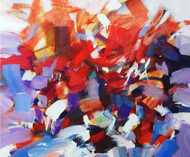Original Abstract Expressionism Abstract Paintings by Ted Blackall