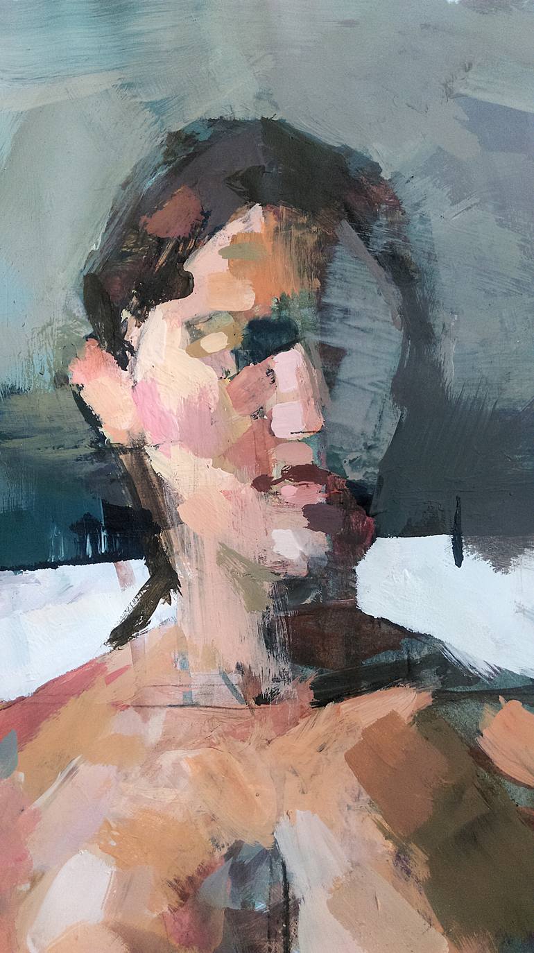 Original Other Nude Painting by Charalampos Cholopoulos