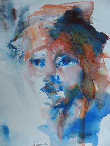 Print of Figurative Portrait Paintings by eva GOHIER