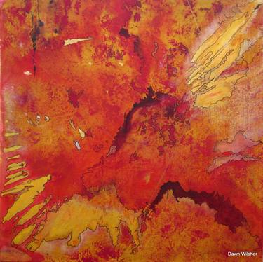 Original Modern Abstract Paintings by Dawn Wilsher