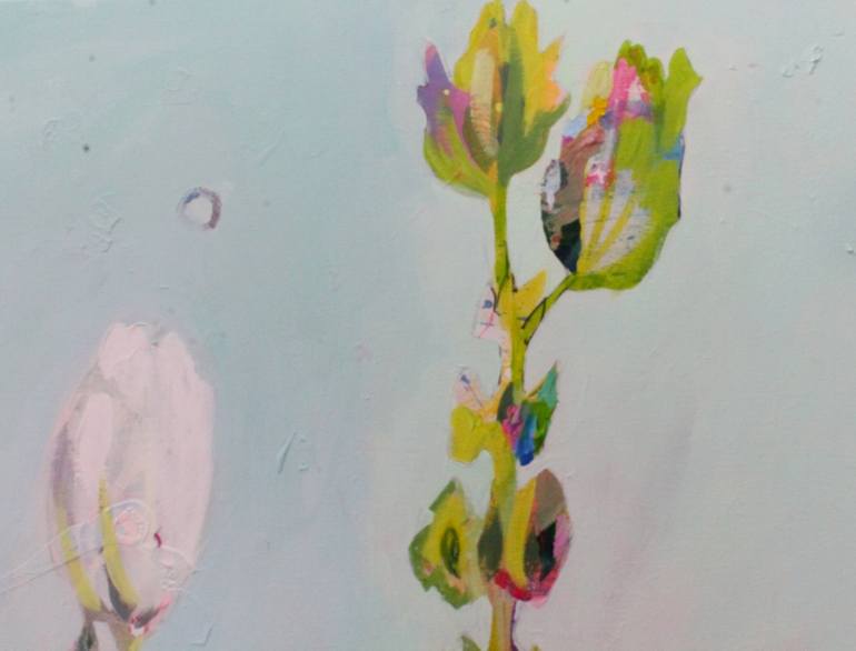 Original Abstract Expressionism Botanic Painting by Siobhan Riordan