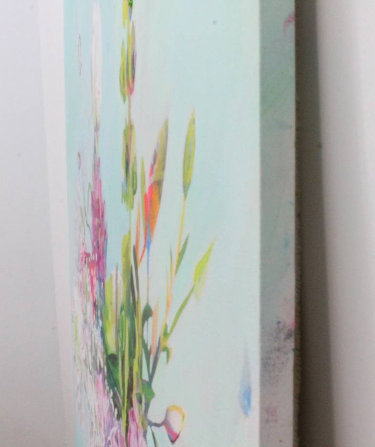 Original Abstract Expressionism Botanic Painting by Siobhan Riordan