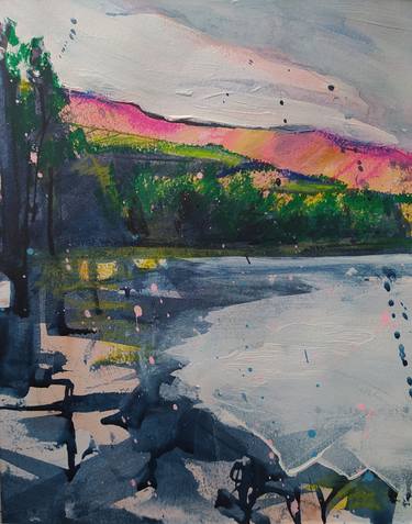 Original Expressionism Landscape Paintings by Siobhan Riordan