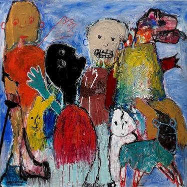 Print of Expressionism Popular culture Paintings by Ronnie NEMORIN