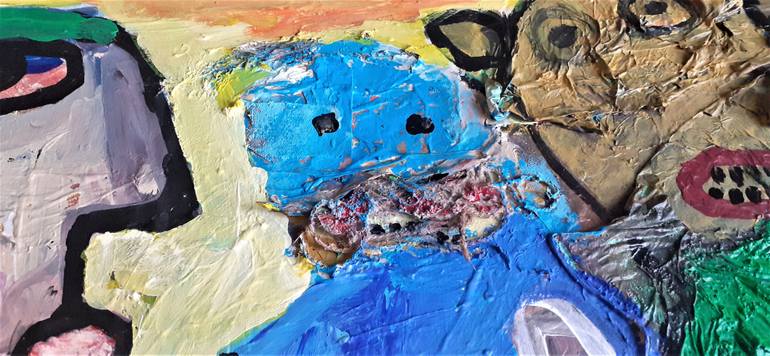 Original Expressionism Pop Culture/Celebrity Painting by Ronnie Nemorin