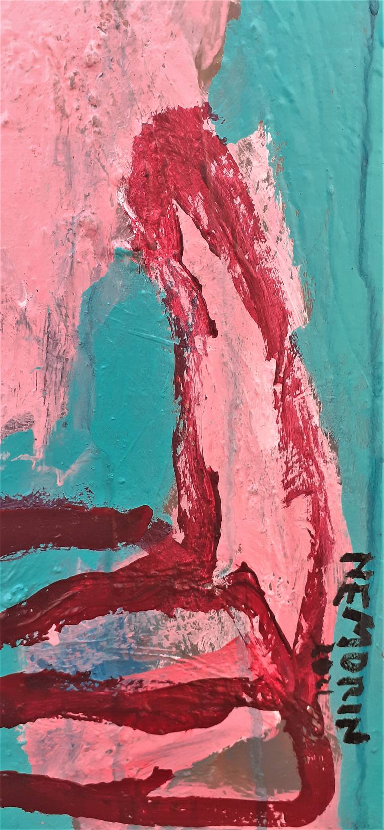 Original Expressionism Pop Culture/Celebrity Painting by Ronnie Nemorin