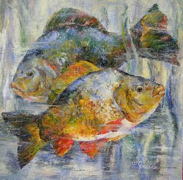 Print of Fish Paintings by Irina Yaresko