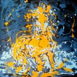 yellow horse by ruben molina pintor