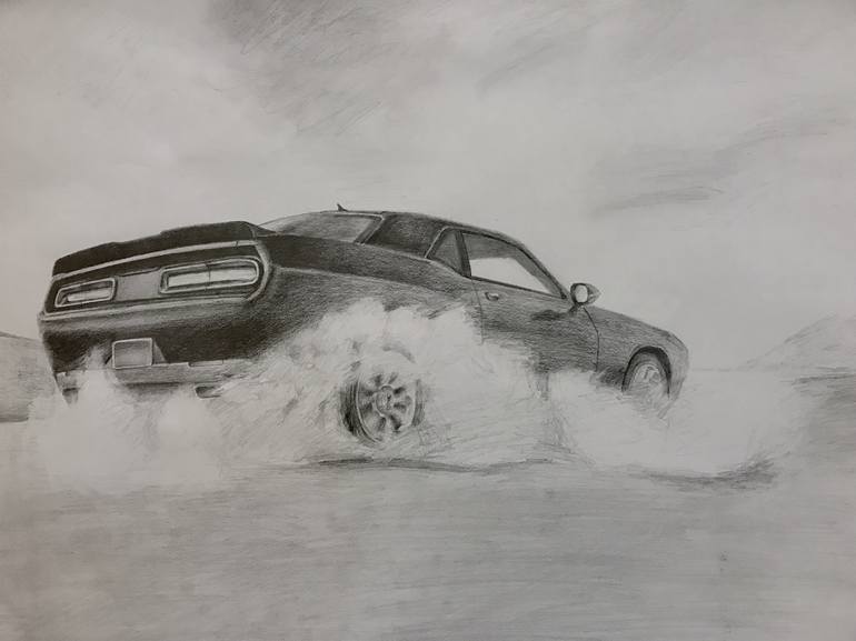 Burnout Drawing by Allison Moats Saatchi Art