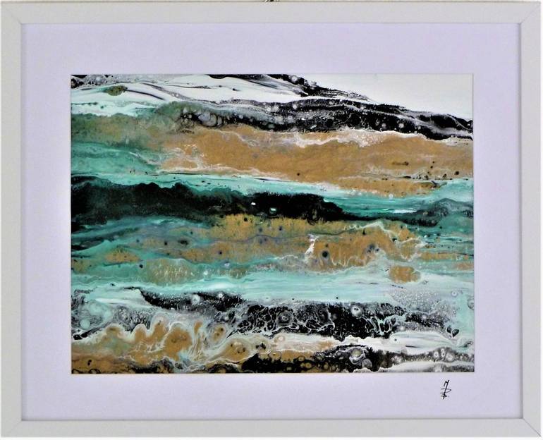 Original Abstract Painting by Martine Pernelle-Troillard