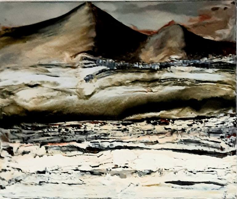 Original Abstract Expressionism Landscape Paintings by Martine Pernelle-Troillard