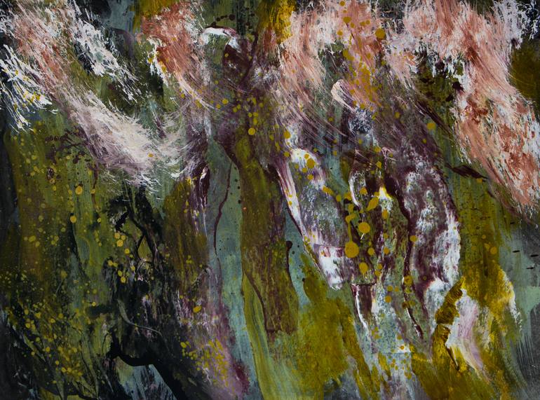 Shale. Acrylic Abstract Expressionism Painting on Paper Painting by ...