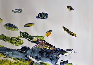 Print of Fish Paintings by S MEYA