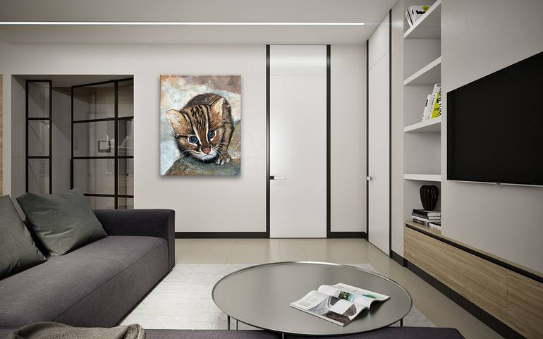 Original Illustration Animal Painting by Chamindra De S Abeyewickreme