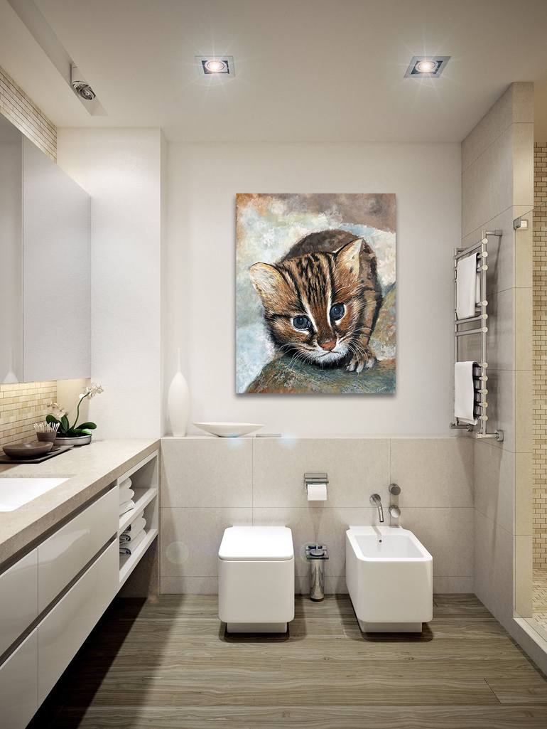 Original Illustration Animal Painting by Chamindra De S Abeyewickreme