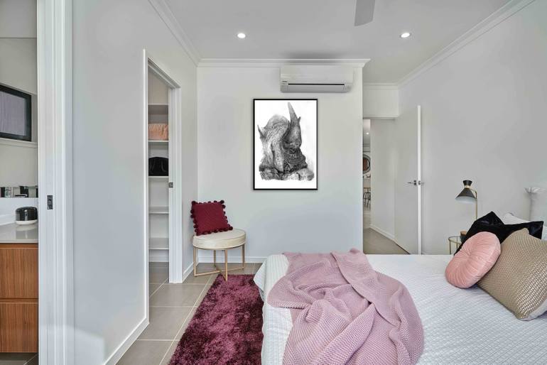 Original Art Deco Animal Painting by Chamindra De S Abeyewickreme