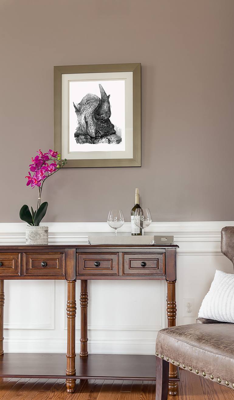 Original Art Deco Animal Painting by Chamindra De S Abeyewickreme