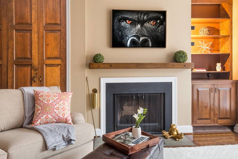 Original Art Deco Animal Painting by Chamindra De S Abeyewickreme