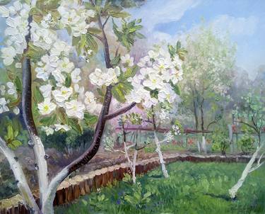 Print of Impressionism Garden Paintings by Bohdan Yermakov