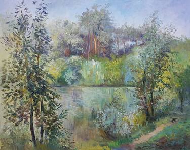 Print of Impressionism Nature Paintings by Bohdan Yermakov