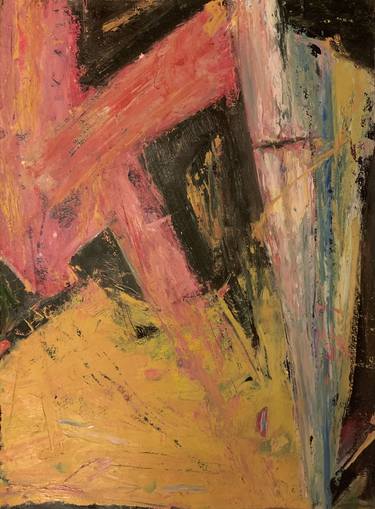 Original Abstract Expressionism Abstract Painting by Michael Lewandowski